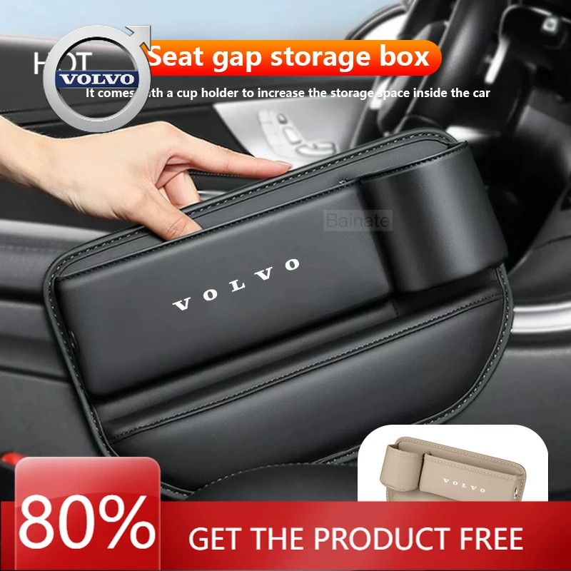 

Новинка 2026: Горячая Продажа! Органайзер-бокс для хранения в зазор автомобильного сиденья VOLVO, многофункциональный, кожаный, для Volvo XC40, XC60, XC70, XC90, S60, S80, S90, V40, V60, V90, EX