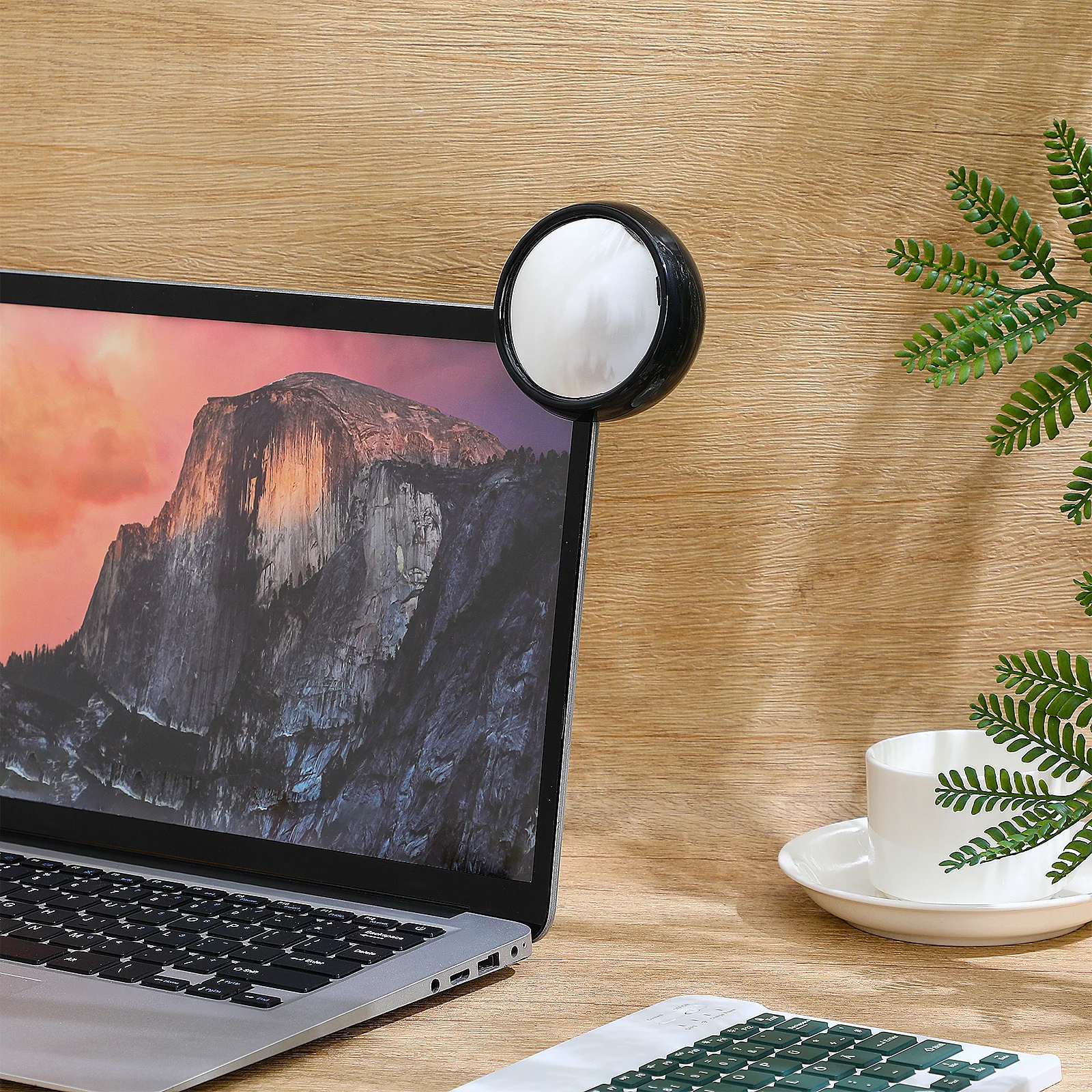 3 Stücke Computer Monitor Rückspiegel Büro Schreibtisch Mini Laptop Kubisches Zubehör Tragbare Clip auf Spiegel