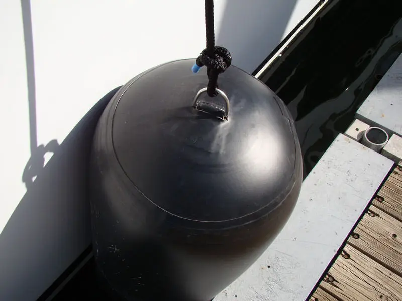 Heavy Duty PVC Inflatable Boat Fender Thickened Marine Bumper for Yacht Sailboat Mooring Protection with Storage Bag