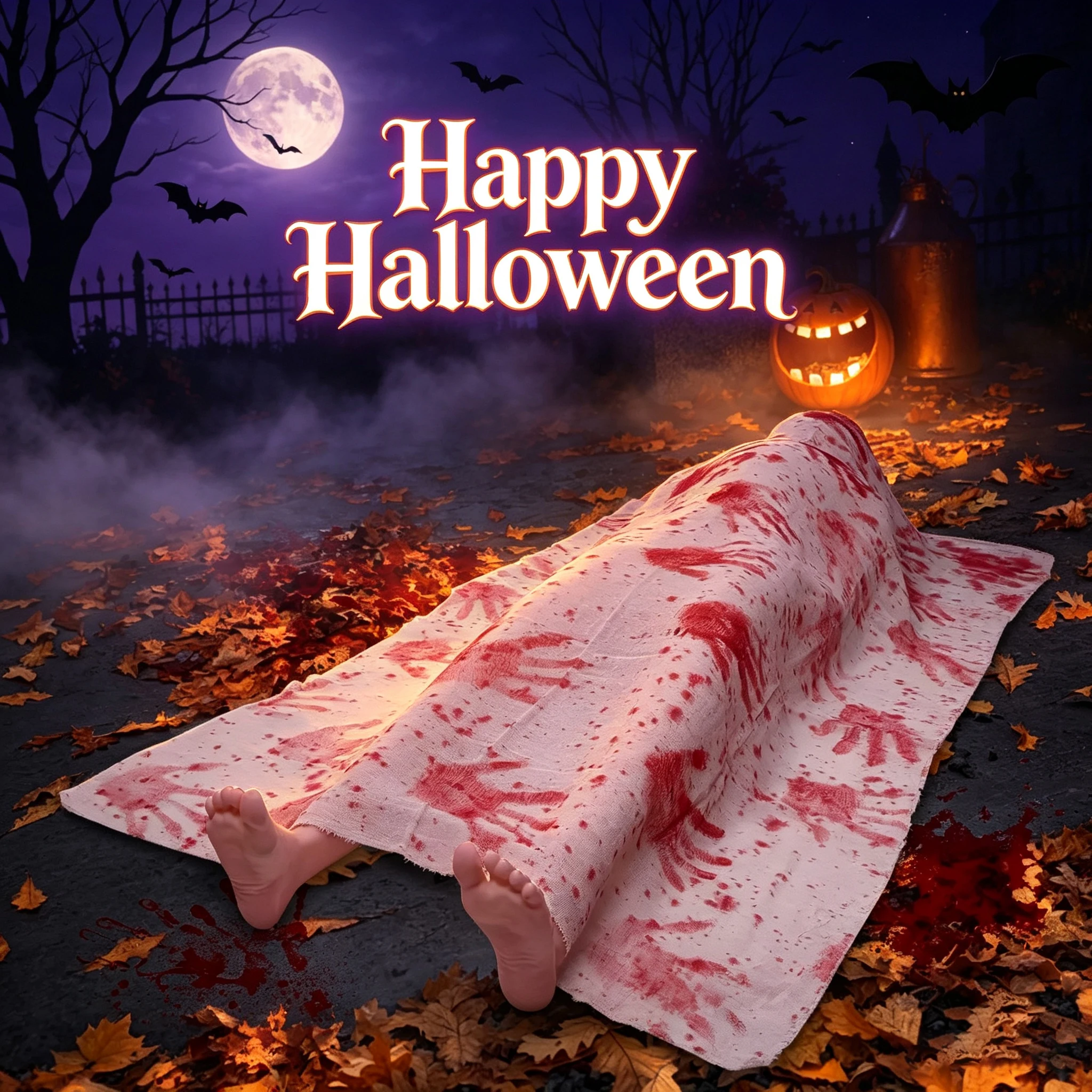 Haunted House Decor Inflatable Fake Corpse for Halloween Scary Party Props Creepy Body Model Horror Atmosphere Setup