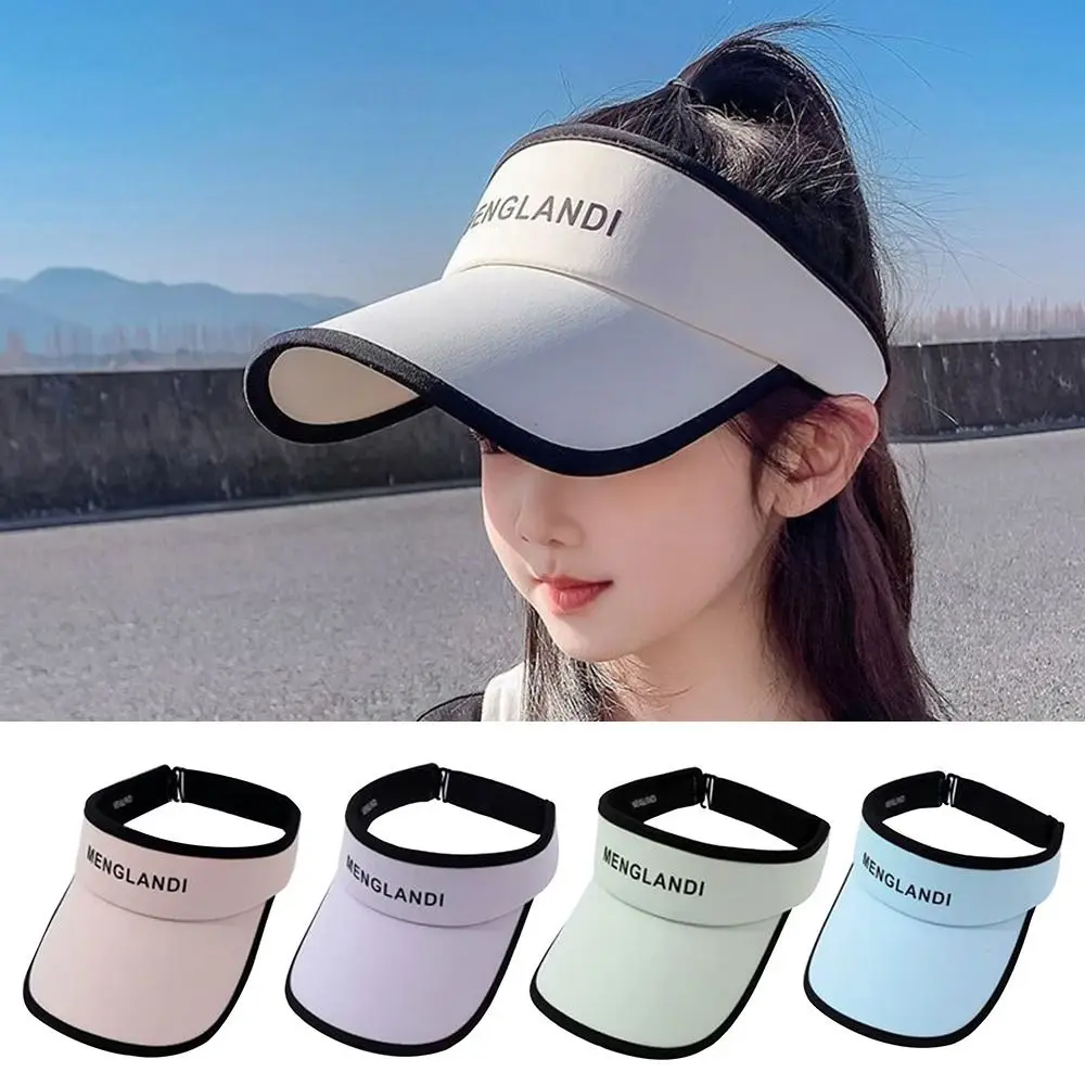 

UV Protection Baby Sun Hat Sun Protection Sunscreen Summer Empty Top Hat Breathable Adjustable Sunshade Hat