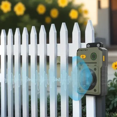 

Upgraded Effective Anti Barking Device Adjustable Ultrasonic Dog Bark Deterrent Waterproof Pet Training Up Bark Control Device