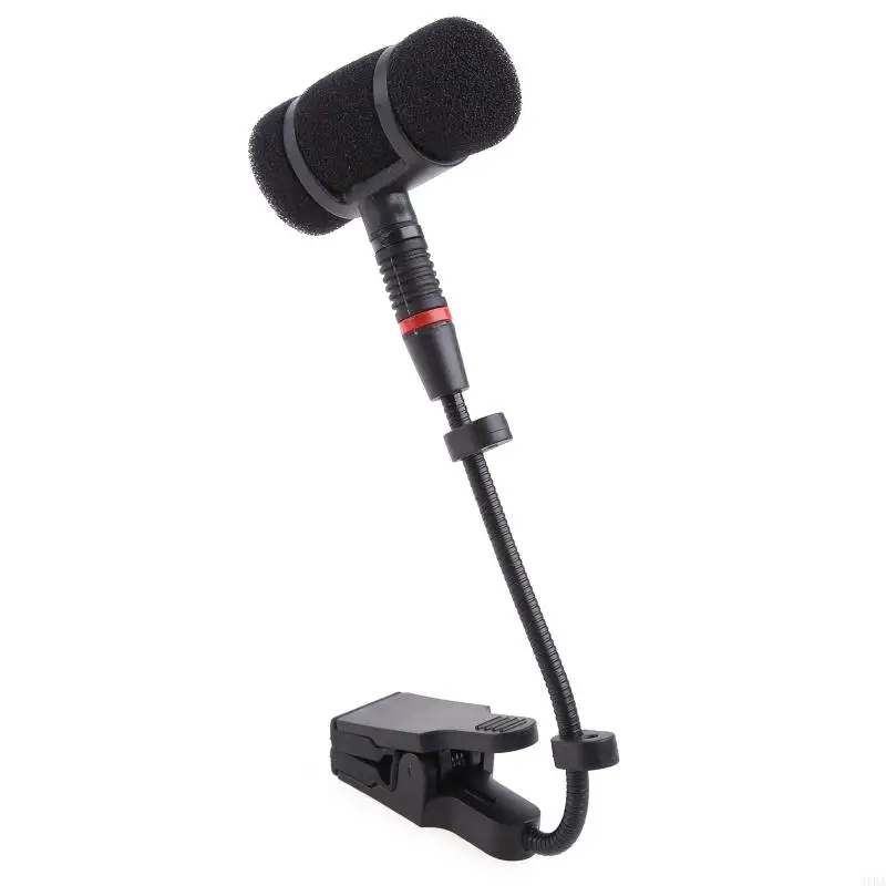 Upgraded Saxophone Microphone Holder Flexible Mics Mount Super Flexible Mic Clips for Having Online Class, 23cm Height view 3