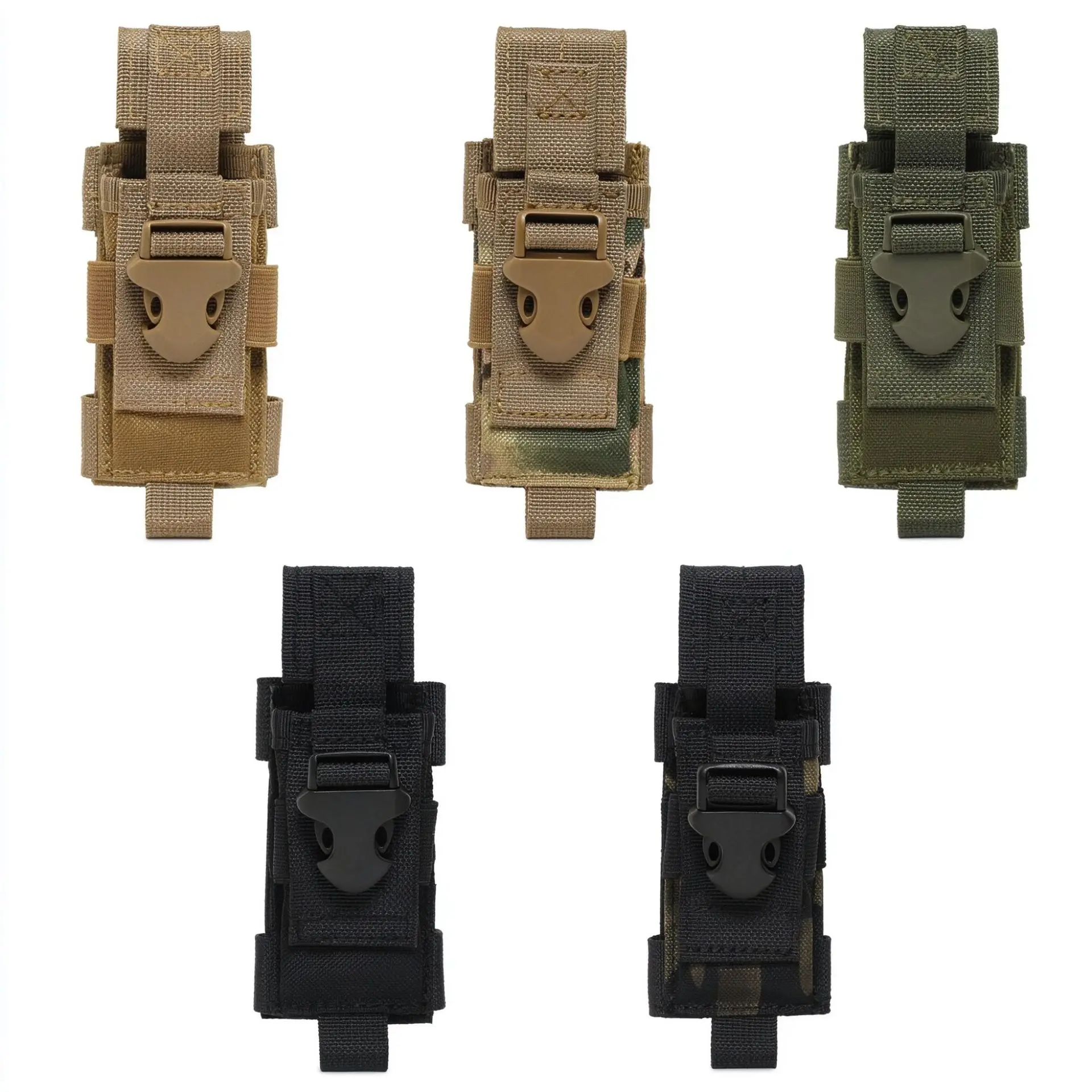 Tactical Mini Belt Pouches Outdoor Small Battery Case Compact Utility EDC Card Slot Holder Waist Bags Molle Pack Storage Pack