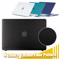 2024 New Carbon Fiber Case Laptop Case For Macbook 13 14 16 Inch Case For M3 A3113 A3114 M2 A2941 Protective Cover Accessories