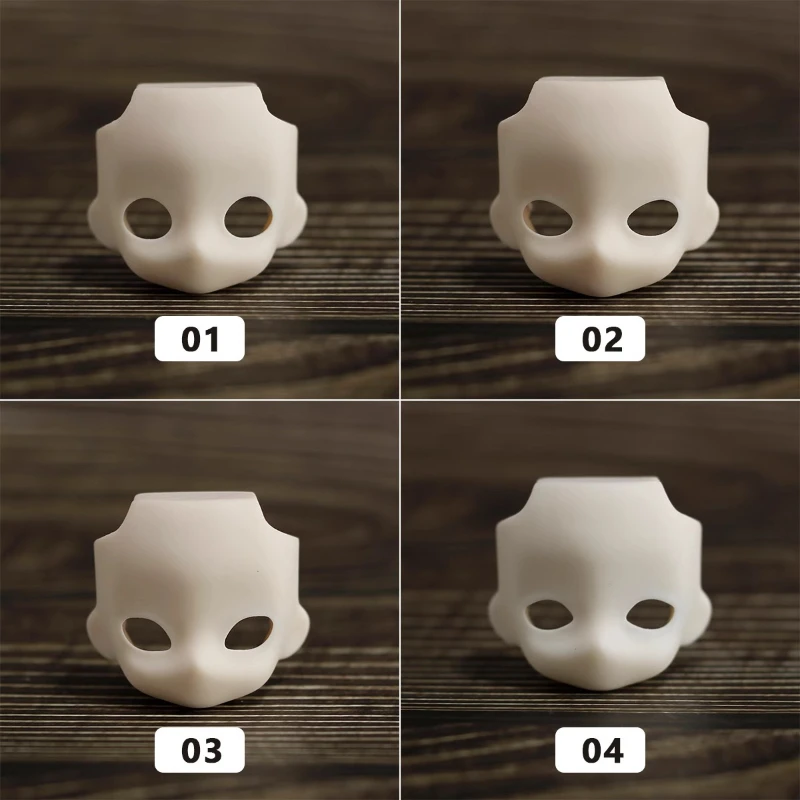 GSC Ob11 Open The Eyes/face Shell DIY Ultra-light Clay Stone Plastic Clay To Make Small Statue Accessories Plastic Face Shell