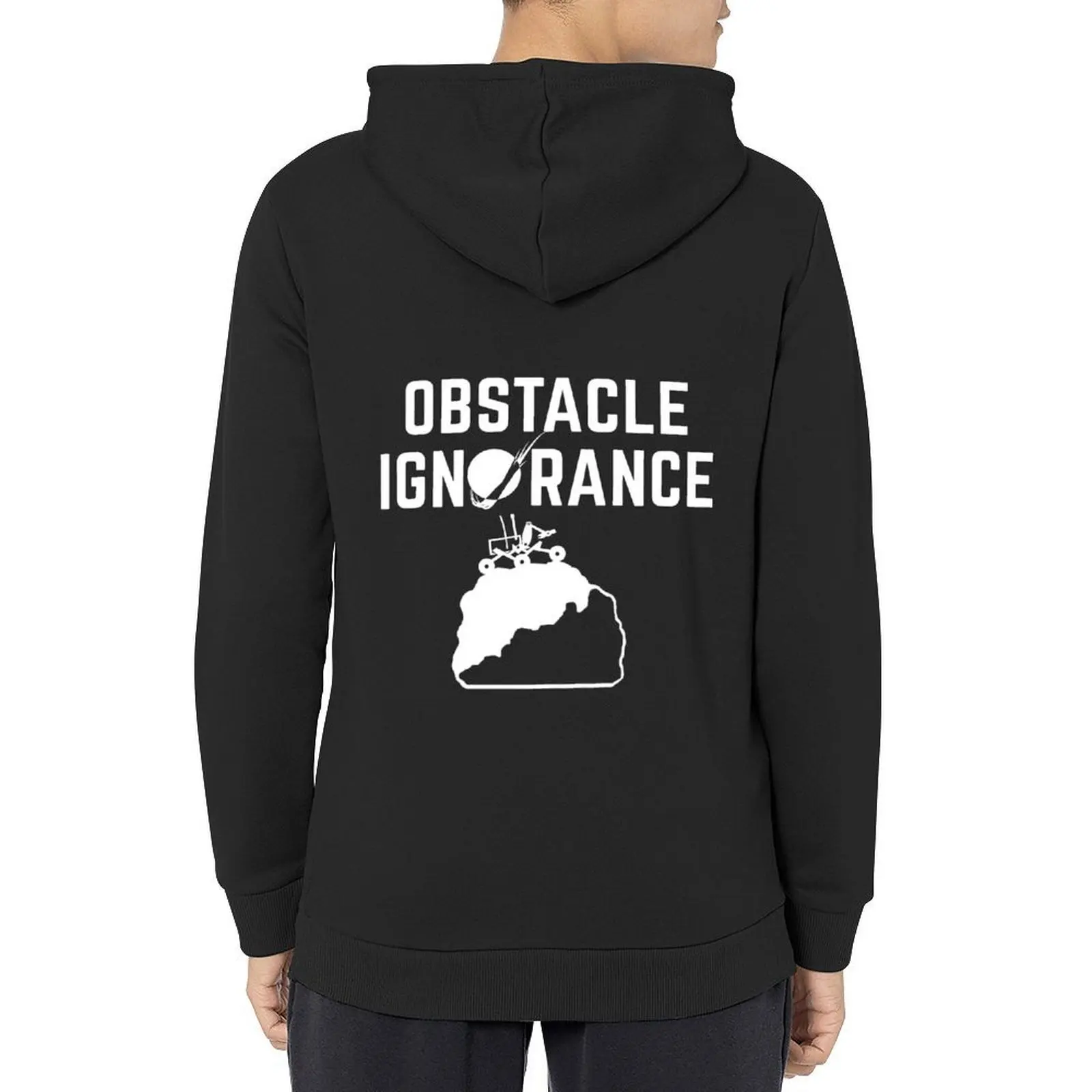 

Obstacle Ignorance Hoodie korean autumn clothes graphic t shirts men blouse korean style clothes hoodies for men