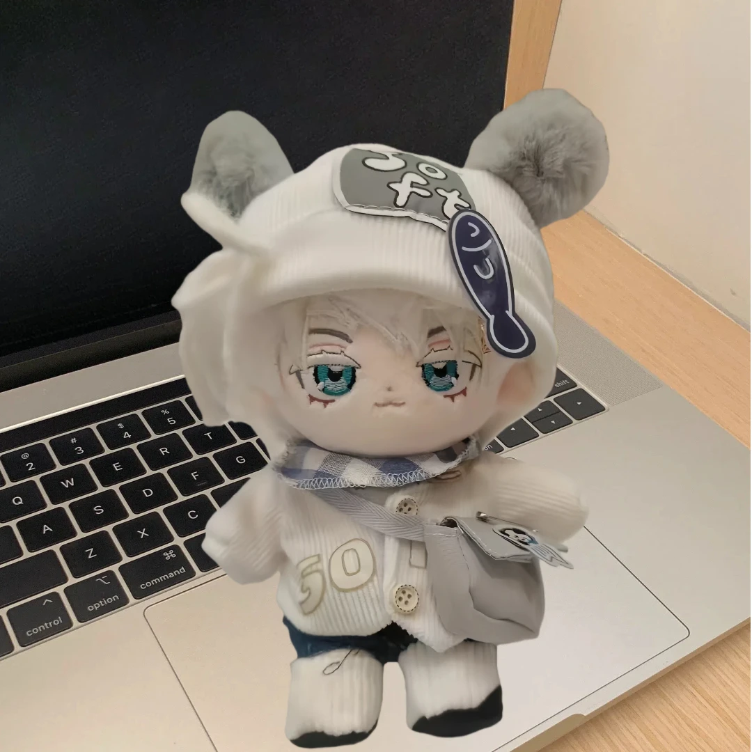 

Gojo Satoru 20cm Jujutsu Kaisen Plush Toys Anime Role Cosplay Soft Doll Body Dress Up Cotton Stuffed Plushie Pillow Xmas Gift