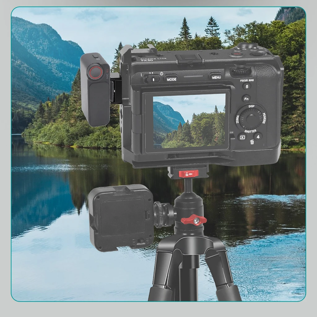 2 x Kaltschuh-Montageadapter für DJI Mic/Mic 2 Hollyland Rode Wireless Lavalier-Mikrofon-Empfänger, Ständer, Anti-Drop-Mikrofon – Detail 7