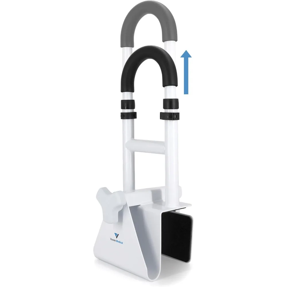 

FSA/HSA Eligible, Vaunn Medical Bathtub Handle Grab Bar and Safety Rails for Seniors, Height Adjustable Tub Handles