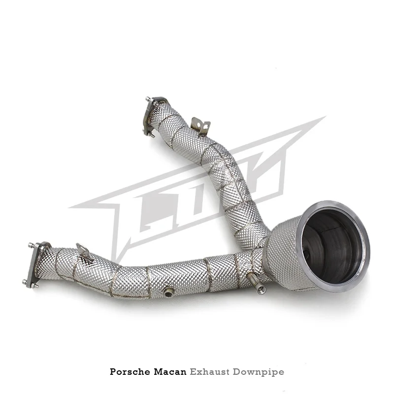 Head Section High flow Pipes Exhaust Pipes branch downpipe Exhaust Pipe with catalyst For Porsche Macan 3.0T/2.9T