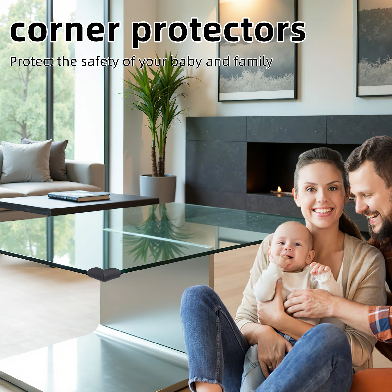 12pcs Foam Corner Protector U Shaped Furniture Edge Bumpers For Protection Frame Safety Sleeves Furniture Transport