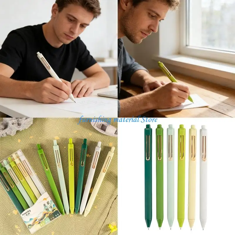 Y5GD Retractable Office Pen 0.5mm Dark Fast Dry Technology Study Work Supplies