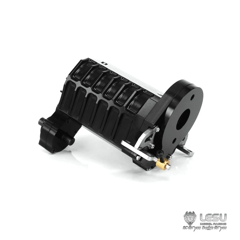 LESU 3Speed GearboxbTransmission Transfer Case for RC TAMIYA Tractor 1/14 Truck DIY Dumper Model Hobby Scania Benz