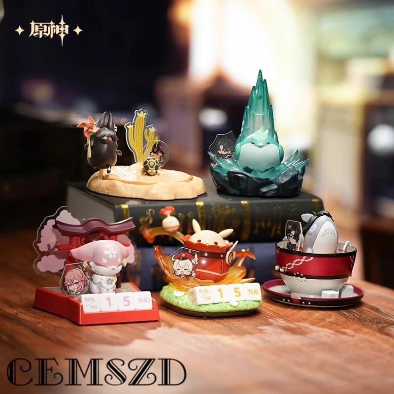 

Game Genshin Impact Official Genuine Product Teyvat Park Set Sound-Producing Ornament Halloween Christmas Gift Two-Dimensional