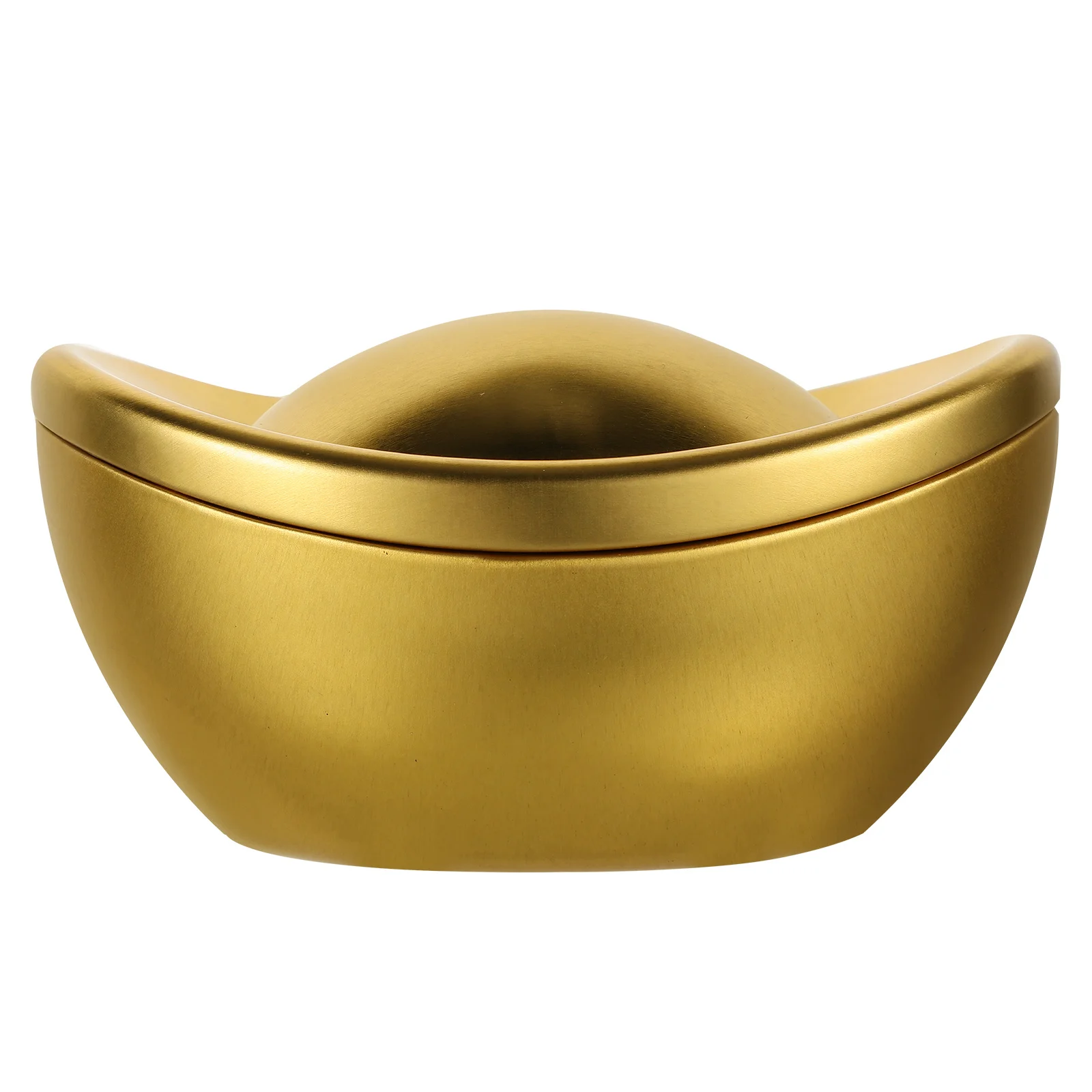 

Ingot Shaped Tinplate Candy Box Metal Storage Canister Decorative Small Tin Box for Candy Tea Cookies Lid Fresh