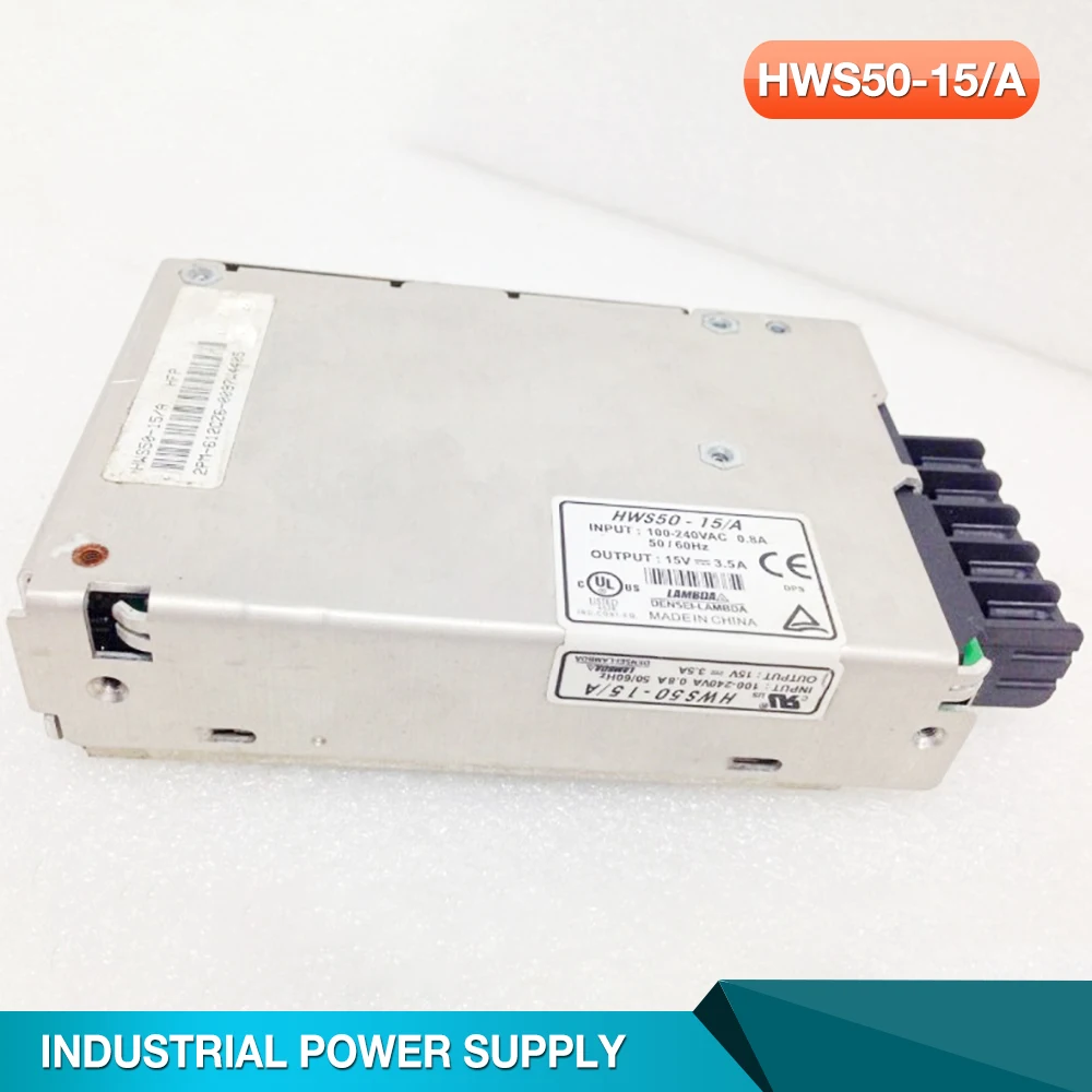 

HWS50-15/A For Lambda Industrial Medical Equipment Power Supply 15V/3.5A Fully Tested