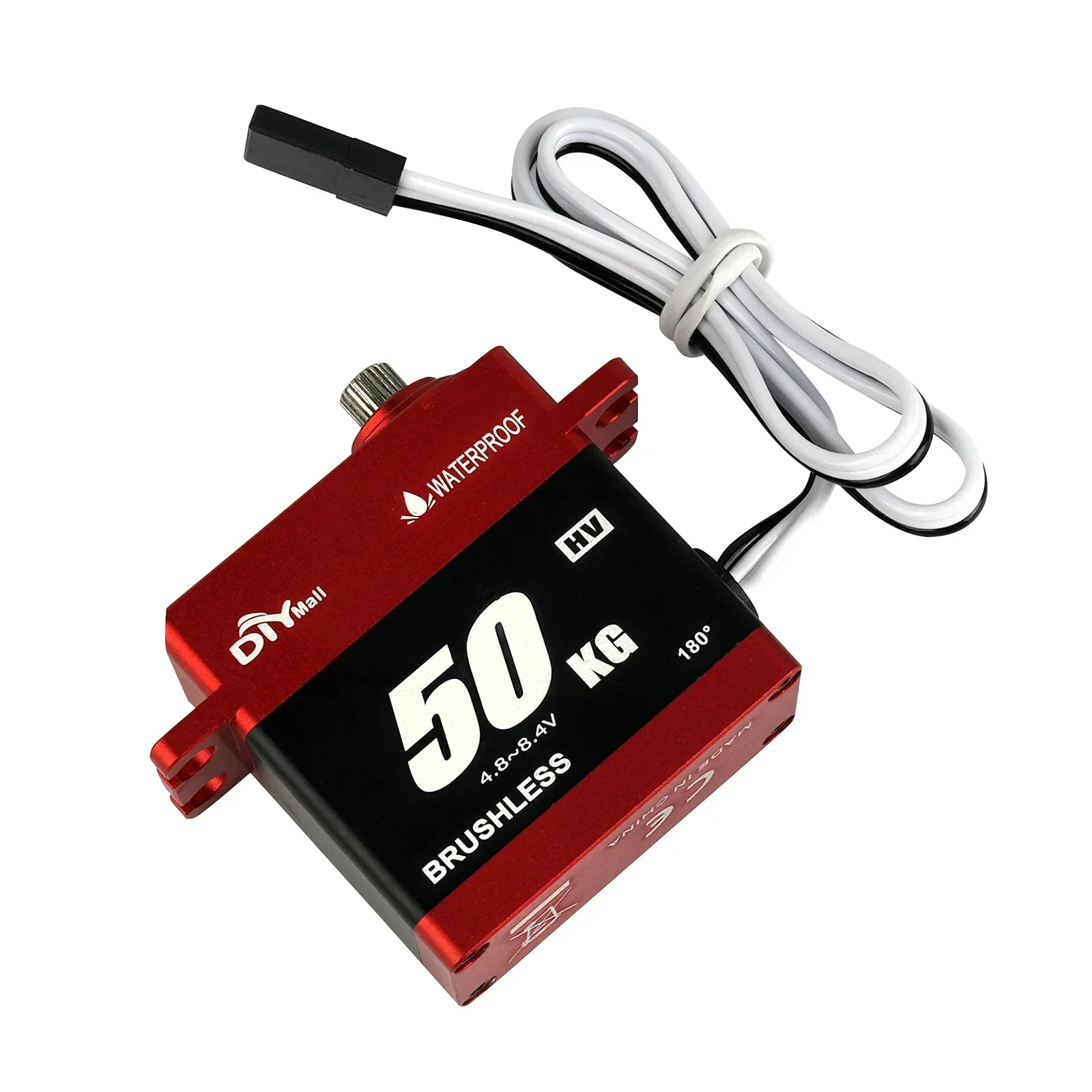 Servos Digitais de Metal 50kg BLS-HV50MG 180 ° /270 ° /360 °   Motor sem escova 4.8-8.4V Servo para carro RC, caminhão, barco, robô, peças DIY