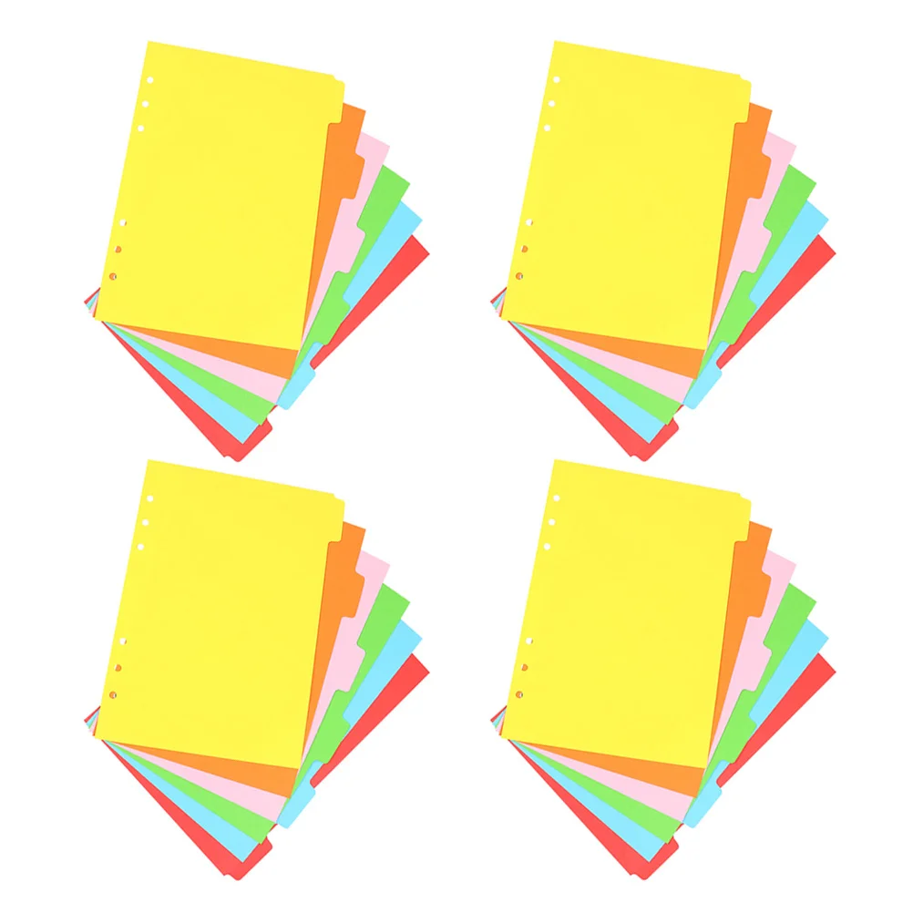 

24Pcs Book Marker Tabs Smooth Index Dividers for Diaries Hardcovers Presentations Learning Work DIY Binder Organizers Set