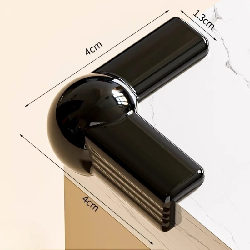 8 protezioni angolari per scrivania con airbag, adesivi angolari morbidi ad angolo retto - Coperture protettive anti-impatto per uso domestico e in ufficio