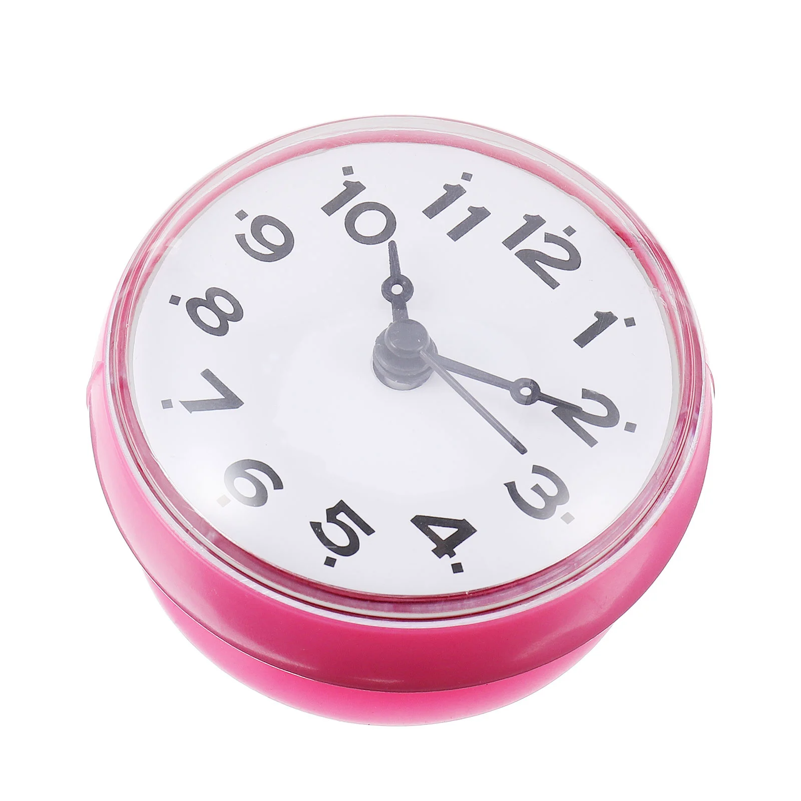 

1Pcs Waterproof Bathroom Clock Suction Cup Hanging Silent Mute Anti-Fog Wall Clock Operated for Kitchen Shower