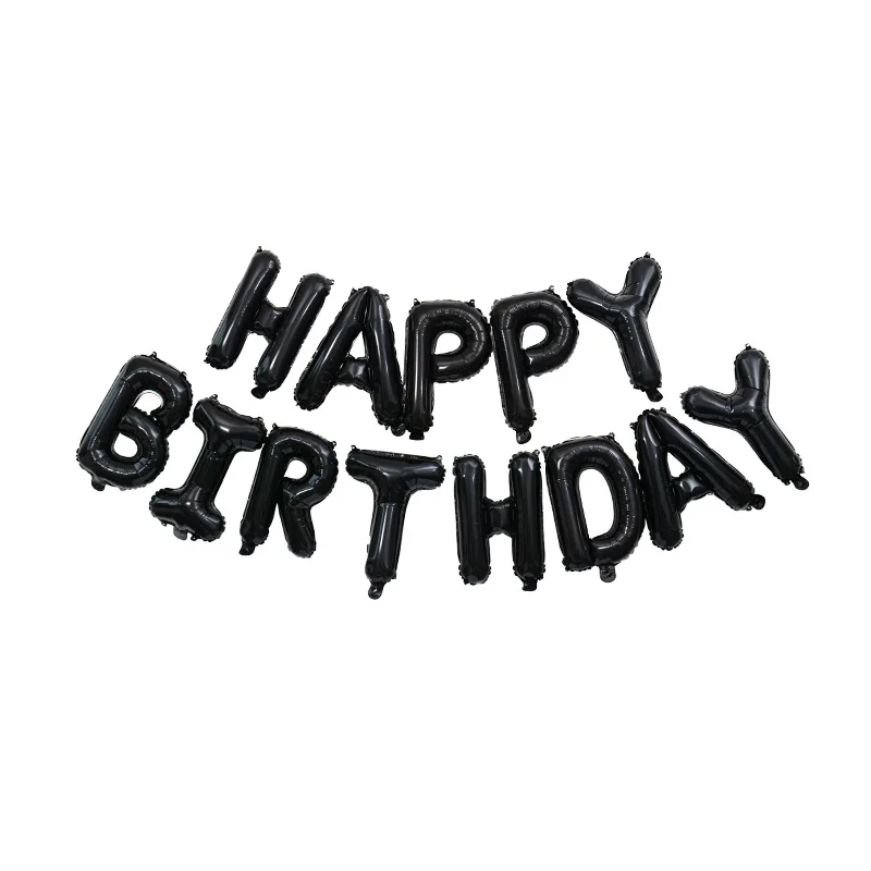 16 inch folie gelukkige verjaardag letters teken ballon banner volwassen kinderen baby thuis partij achtergrond decoraties rekwisieten banner decoratie