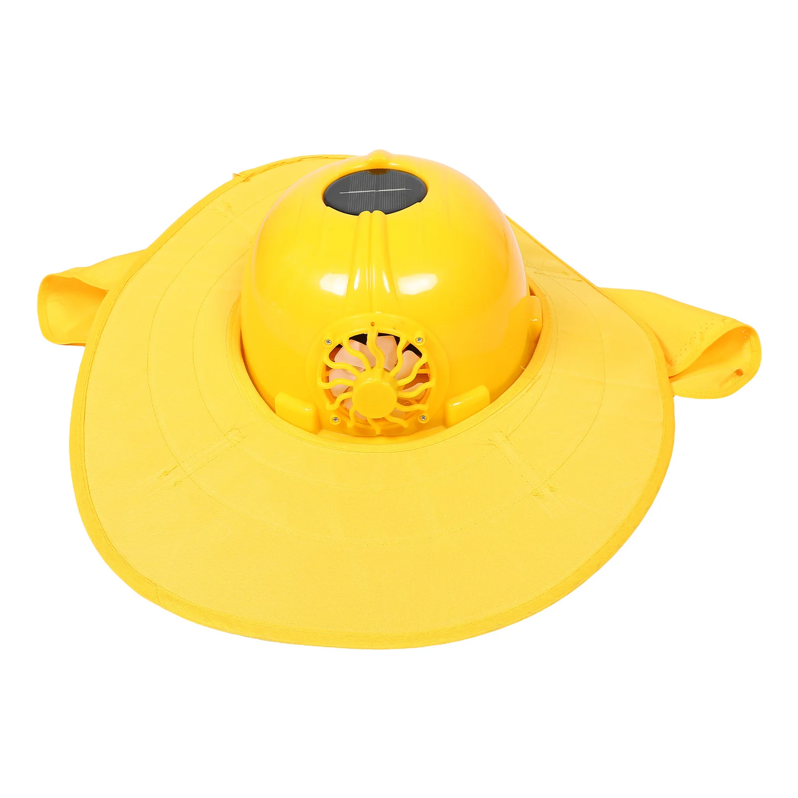 

1Set Solar Fan Hard Hat Outdoor Neck Sunshade Full Brim Lightweight Cooling Summer Construction Outdoor Solar Fan Hat