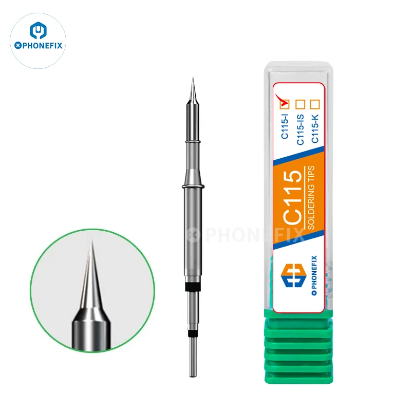 PHONEFIX OEM C210 C115 Soldering Iron Tips Heating Core Compatible JBC Sugon Aifen Aixun i2C GVM Soldering Station Solder Iron