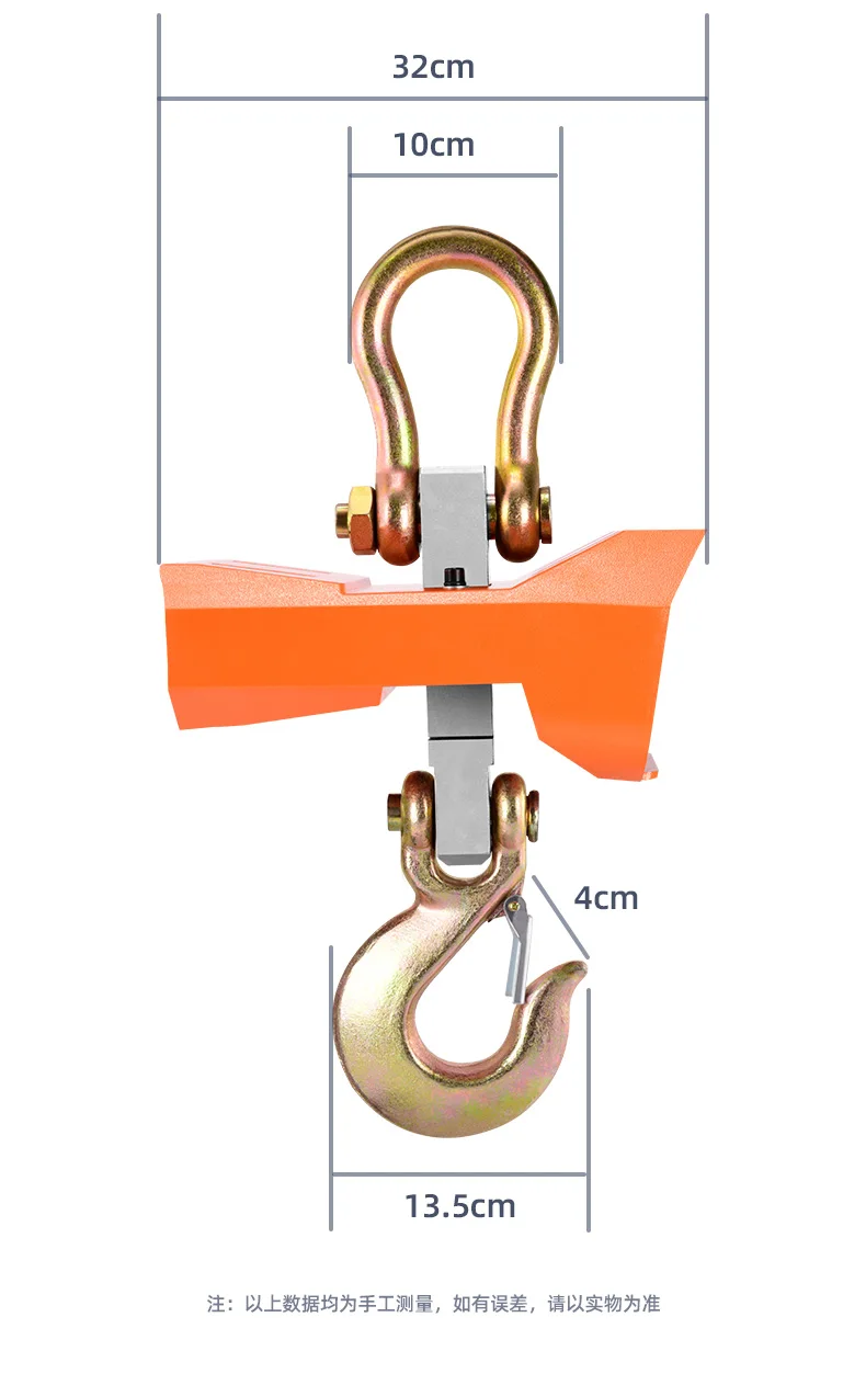 Bilancia elettronica di precisione per gru 5T bilancia a gancio sospesa bilancia a gancio elettronica da 5000kg pesatura Wireless industriale