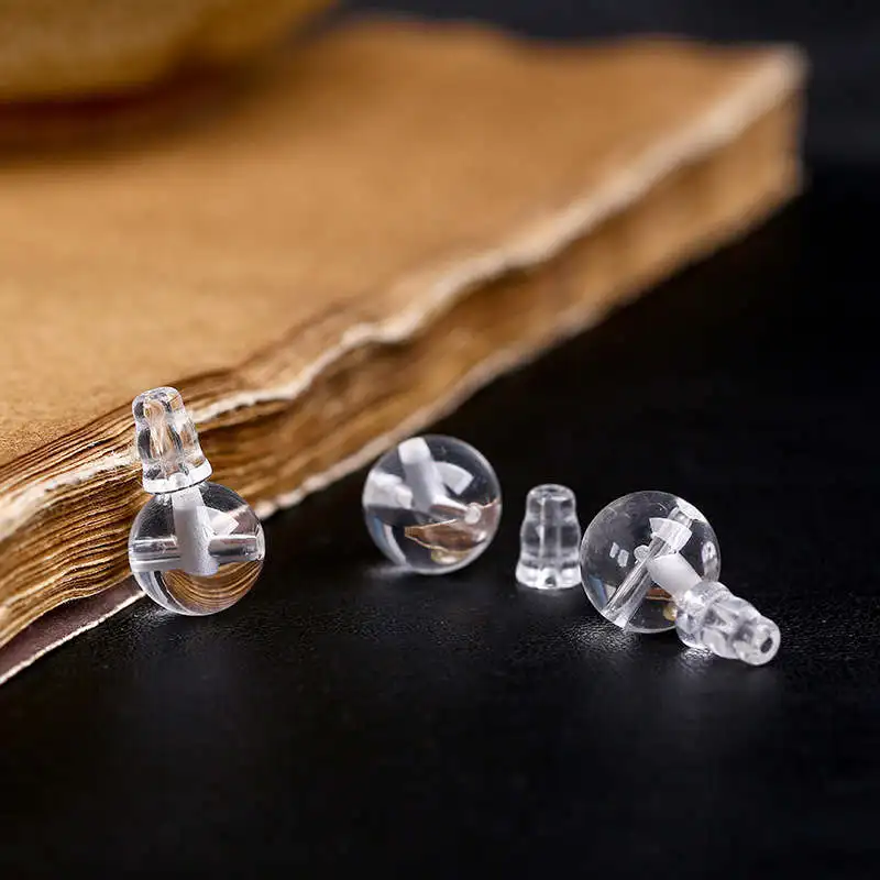Natural Transparent Rock Quartz Crystal Round Guru Beads for Prayer Malas 6mm 8mm 10mm 12mm 14mm  TSB0188