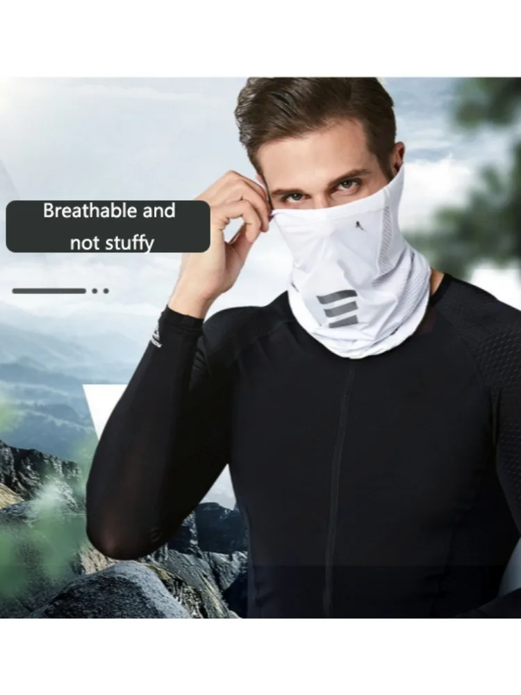 AliExpress Cycling Mountain Climbing Sun Protection Ice Silk Mask Outdoor Bicycle Motorcycle Magic Headscarf Dust-proof Face Towel