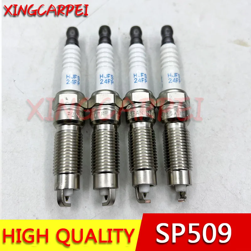 4-6pcs SP-509 HJFS24FP SP509 Platinum Spark Plugs For Ford F150 F350 F250 Mercury Explorer Mustang Expedition HJFS-24FP