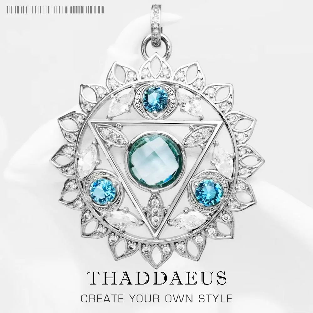 

Женская подвеска в виде чакры, из серебра 925 пробы