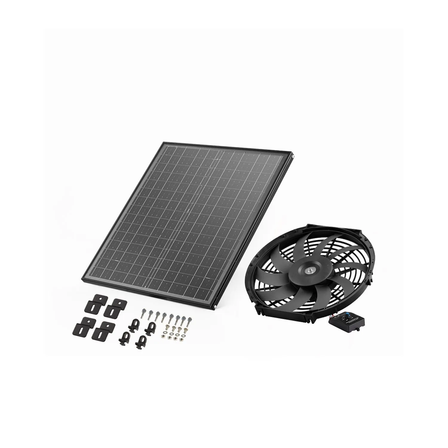 

VEVOR 12 Inch / 14 Inch Gable Mount Fan 1300 CFM Attic Exhaust Fan with Adjustable Thermostat