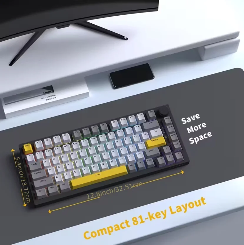 AJAZZ AK820 MAX new magnetic switch Type-C wired-computer game