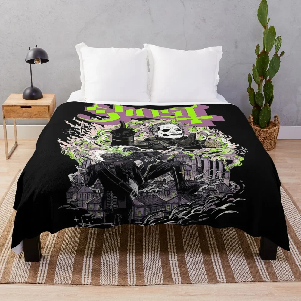 

Gho5t-merch- Throw Blanket Elegant Warm Throw Blanket for Hotel Home