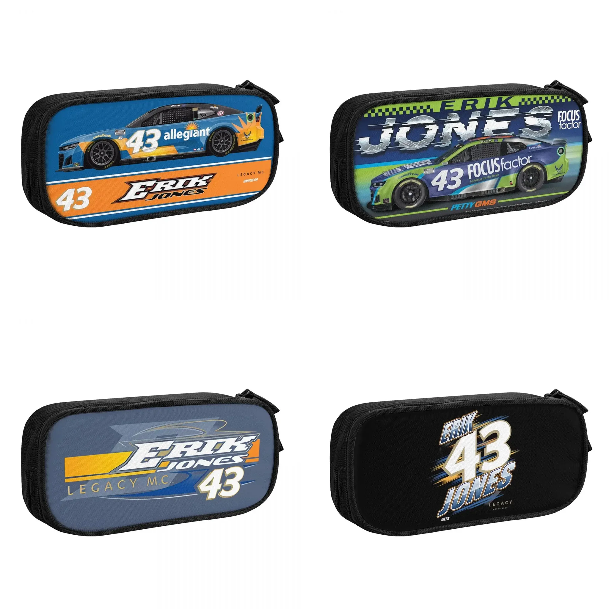 Erik Jones 43 Big Capacity Pencil Pen Case Office College School Large Storage Bag Pouch Holder Box Organizer