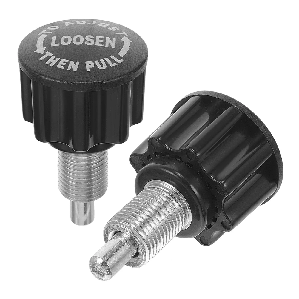

2pcs Adjustable Rotating Pull Pin Knob Replacement Parts for Exercise Bike Fitness Equipment ABS Universal Treadmill Safety Key