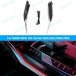 BMW용 센터 콘솔 안장 조명, 자동차 장식 인테리어 램프, LED 앰비언트 라이트 수리, BMW 뉴 3/4 시리즈 G20 G22 M3 M4 11 색