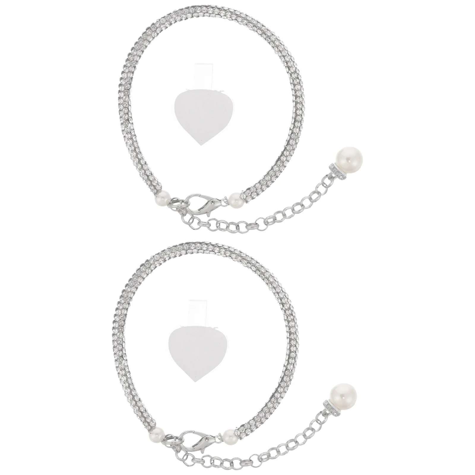 Hoge hakken Bandjes Laarzen met hakken voor dames Schoenverlenger Schoenveters Strassketting Dames