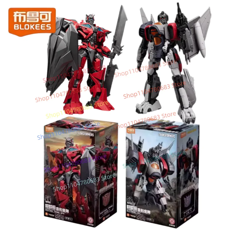 

BLOKEES Новые строительные блоки-трансформеры: серия "Beyond Edition" - Модель для сборки Sky Predator Lightning, трансформируемый робот, подарок