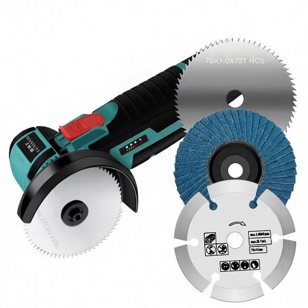 76mm Circular Saw Blade 3 Inch Cutting Disc For Angle Grinder Metal Wood Tile Marble Polishing Grinding Wheel Accessories Kit