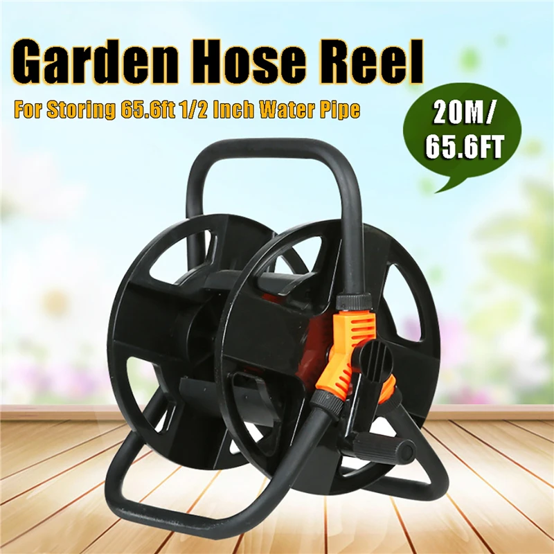 Hose Reel Pipe Reel Hose Reel Water Pipe Storage Rack for Storing 20m 1/2 Inch Water Pipe for Garden Car Washing Hose Organizer