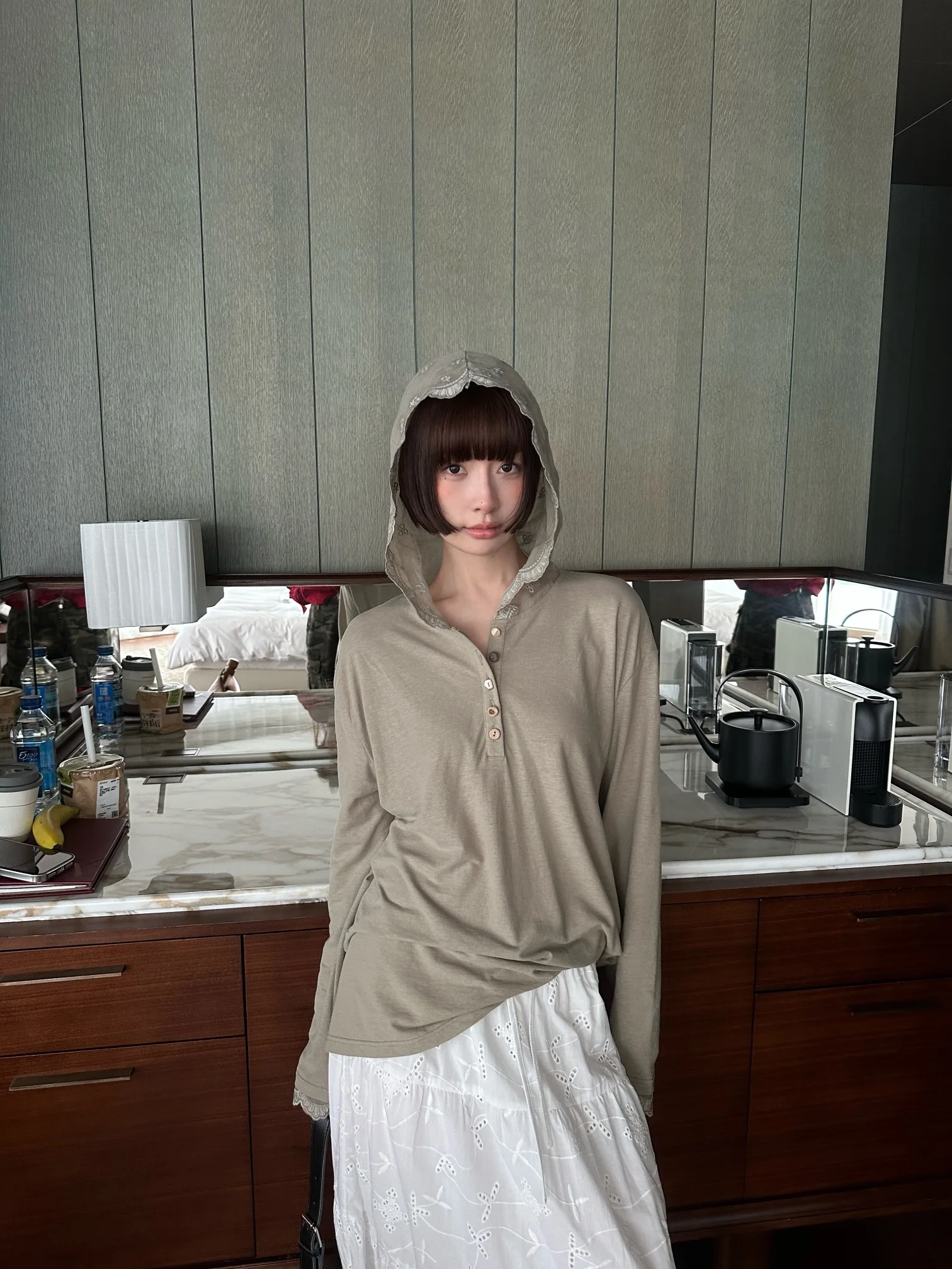 

Футболка с длинным рукавом и вышивкой Spring Story Monkey Studio, дышащая, с защитой от солнца, женская, свободного кроя, из хлопка