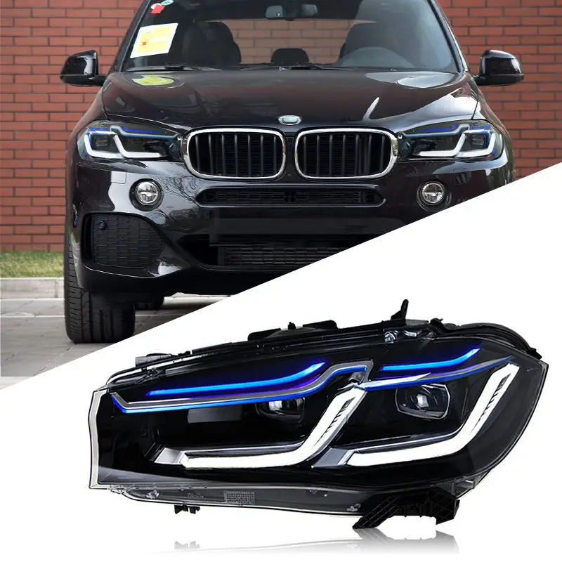 

Upgrade Lamp Modified LED Headlight Head Light for BMW X5 X6 F15 2014 2015 2016 2017 2018