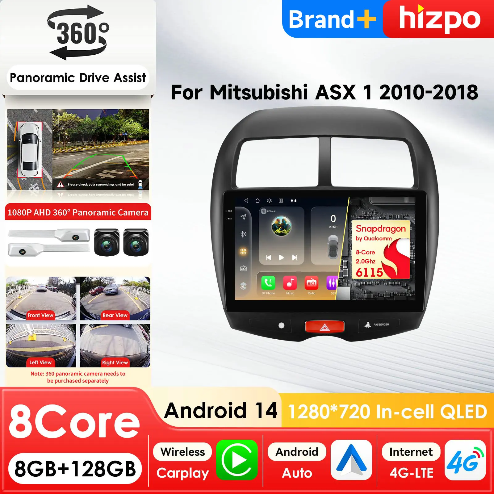 Hizpo 8Core Car Mul…