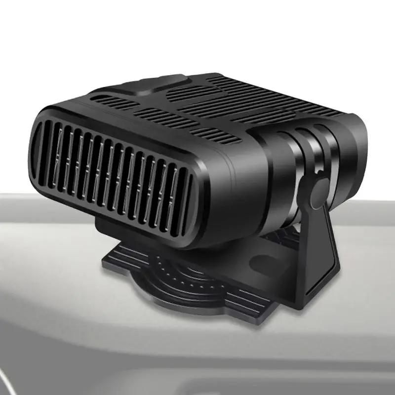 

Heater Fan For Car 12V/24Volt Portable Heater 2 In 1 Heating Cooling Fan Portable Heater Defogger Windscreen Fan Car Space