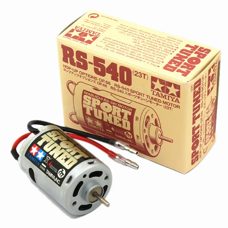 RC Car Tamiya 53068 High Speed Motor OP68 23T Brushed 540 Mabuchi RS-540 Motors Sport Tuned For 1/10 Scale Models Buggy Hop Ups