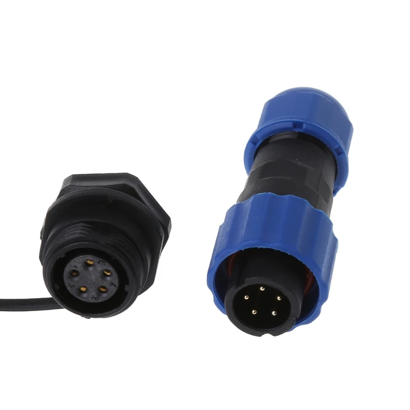 IP68 SP13 1Pin/2Pin/3Pin/4Pin/5Pin/6Pin/7Pin Waterdichte Stopcontact Kabel Connec
