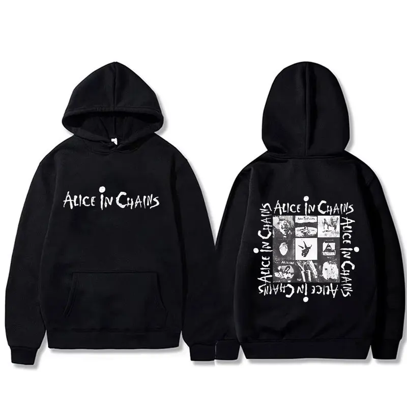 

Rock Band Alice in Chains Album Graphic Hoodie Men Women Casual Oversized Pullover Hoodies Men's Fashion Hip Hop Punk Streetwear